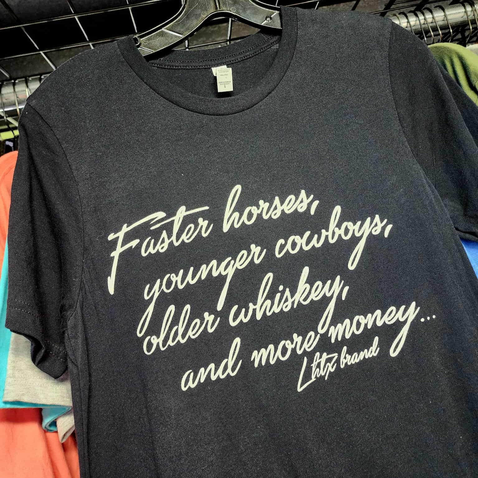 FASTER HORSES, YOUNGER COWBOYS, OLDER WHISKEY, AND MORE MONEY - SSCT