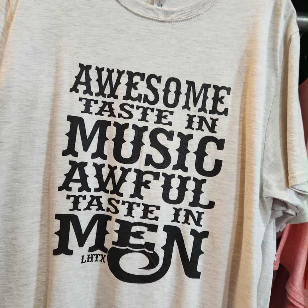 AWESOME TASTE IN MUSIC, AWFUL TASTE IN MEN - SSCT